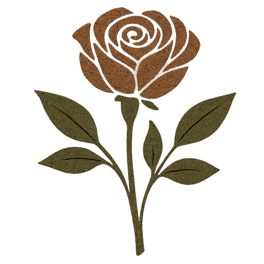 Decorative rose for Always and Forever