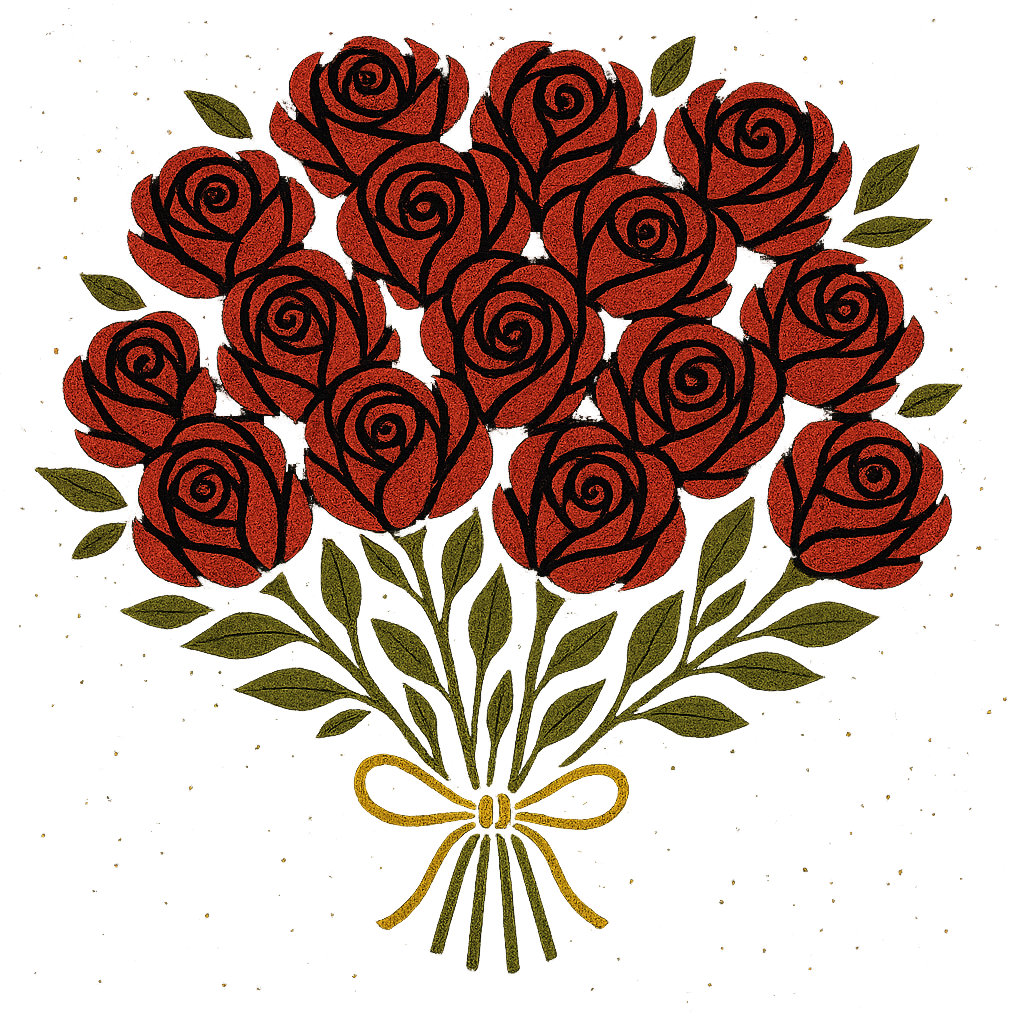 red rose bundle