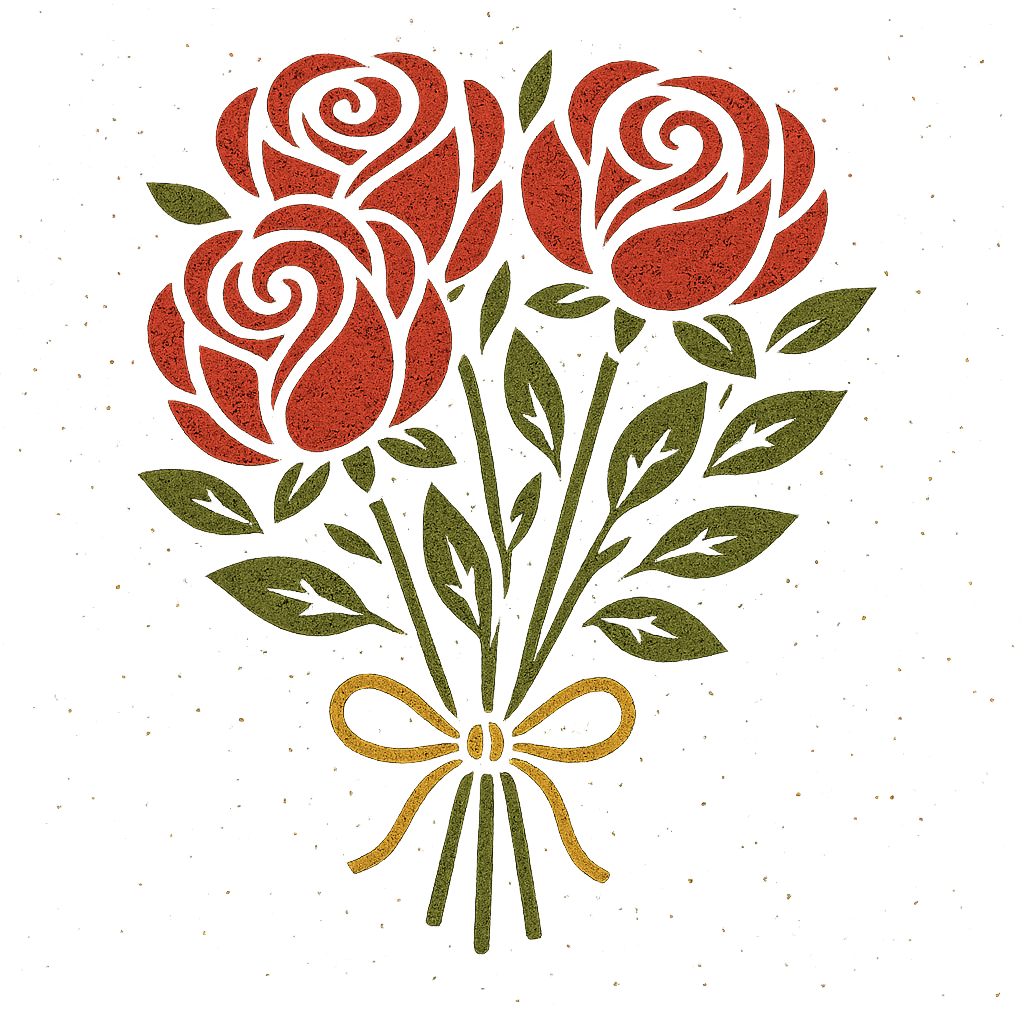 red rose bouquet